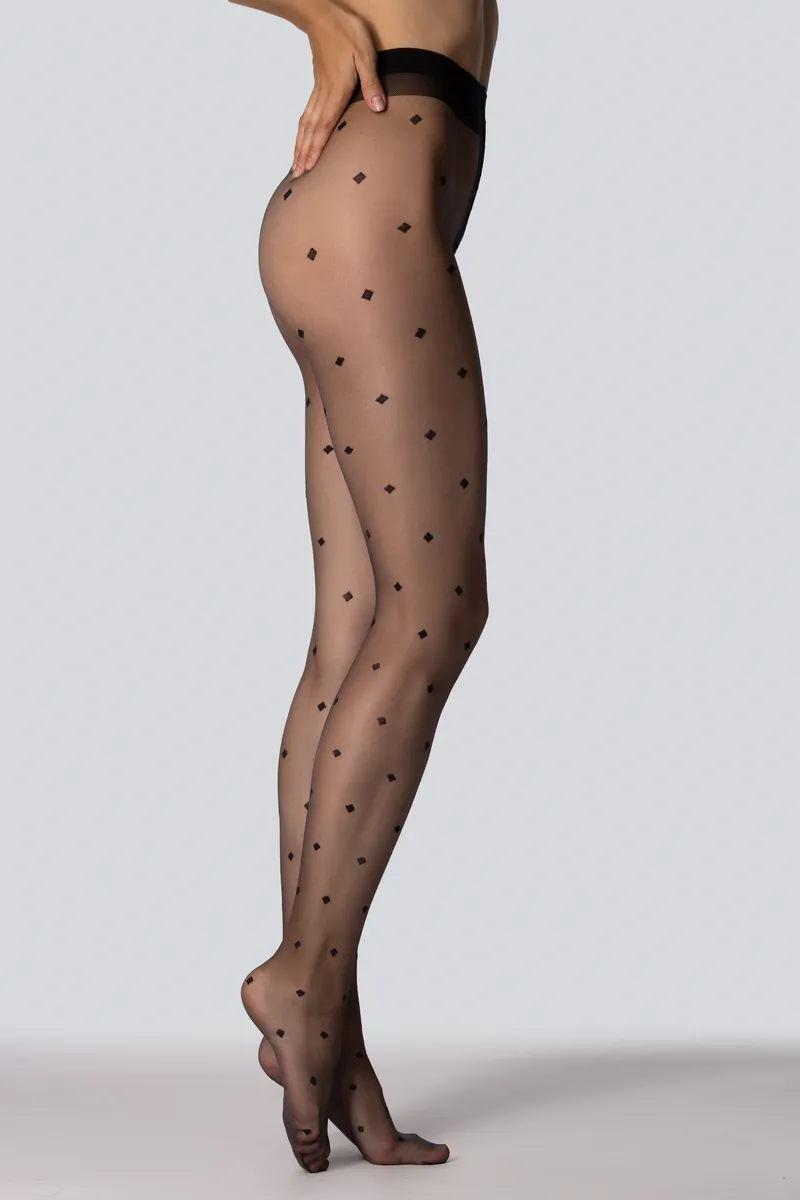 Women's plus-size tights QUEEN SIZE DOTS RIGHT 30 DEN Mona